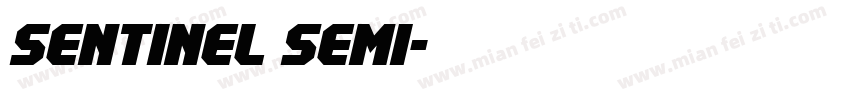 Sentinel Semi字体转换